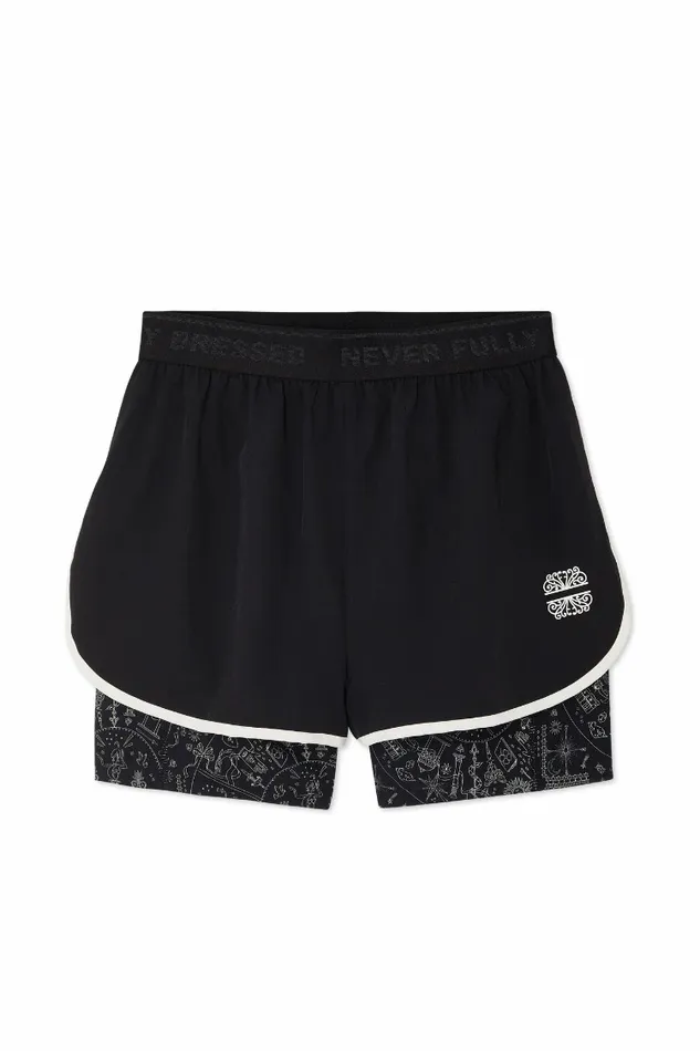 Never Fully Dressed Trousers and Shorts Map Running Short 8211 Women
