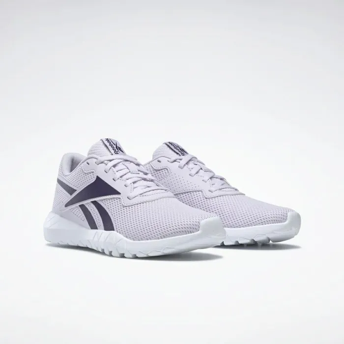 Nursing Shoes Womens Reebok Flexagon Energy 3 Training Shoes Purple Dark Orchid Ftwr White