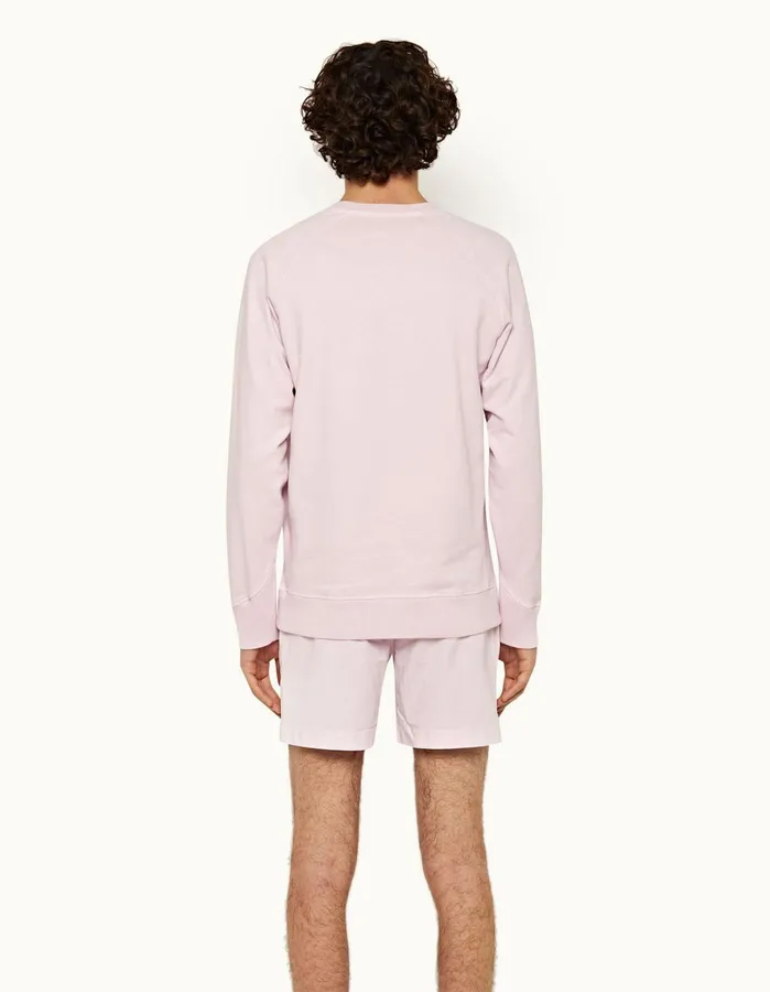 Orlebar Brown Day Shorts Men Bulldog Cotton Twill Conch Pink