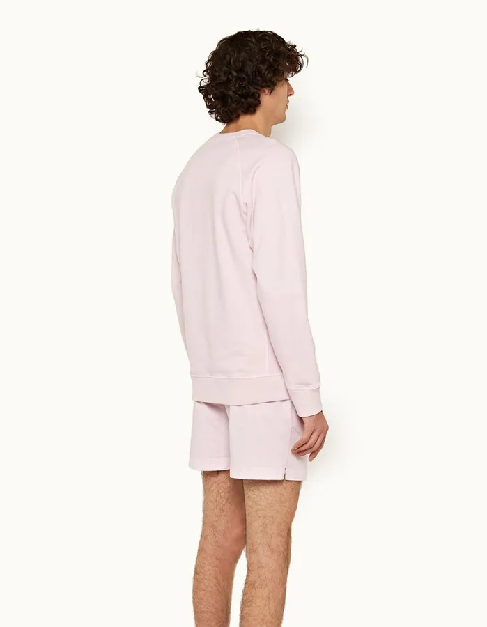 Orlebar Brown Day Shorts Men Bulldog Cotton Twill Conch Pink
