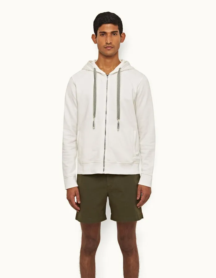 Orlebar Brown Day Shorts Men Bulldog Cotton Twill Palm