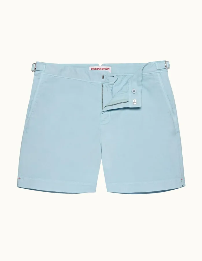 Orlebar Brown Day Shorts Men Bulldog StretchCotton Island Sky