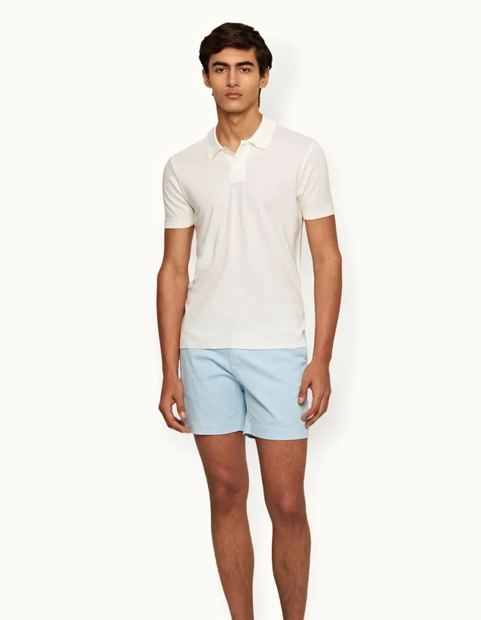 Orlebar Brown Day Shorts Men Bulldog StretchCotton Island Sky