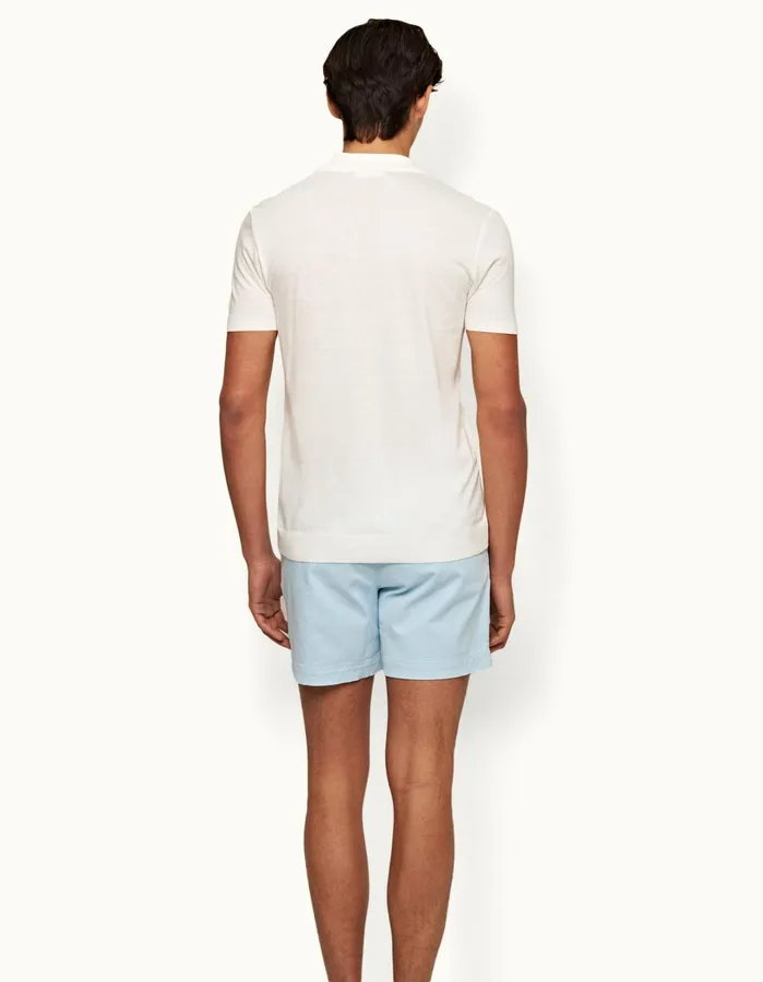 Orlebar Brown Day Shorts Men Bulldog StretchCotton Island Sky