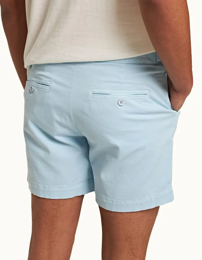 Orlebar Brown Day Shorts Men Bulldog StretchCotton Island Sky