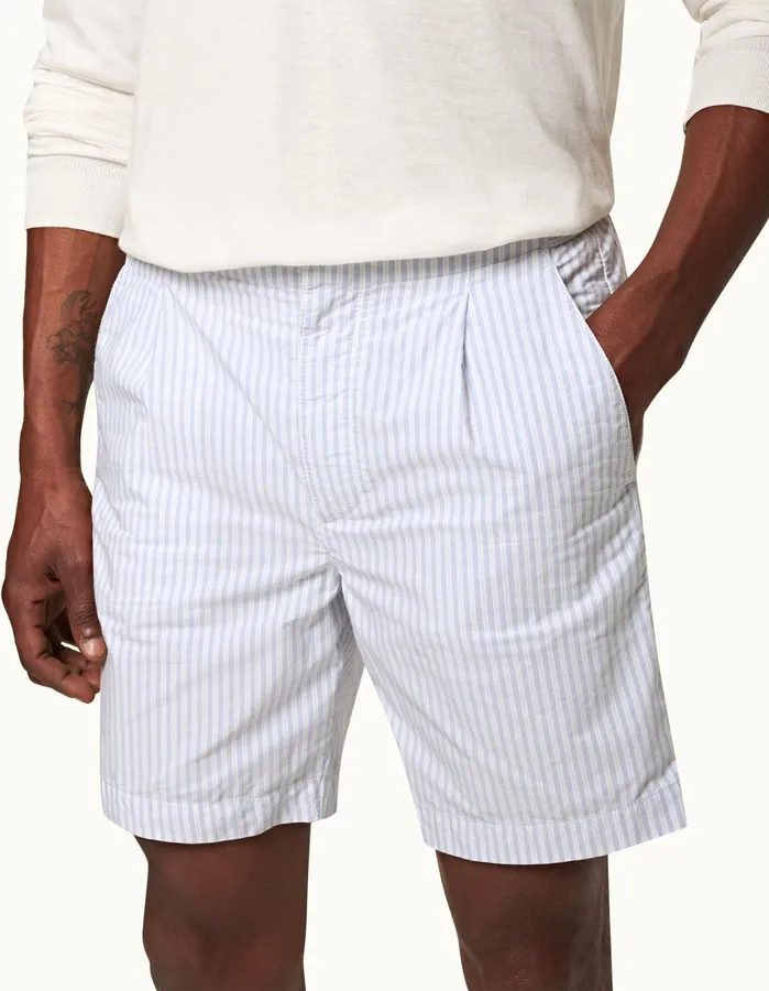 Orlebar Brown Day Shorts Men Hannes Light Island Skywhite