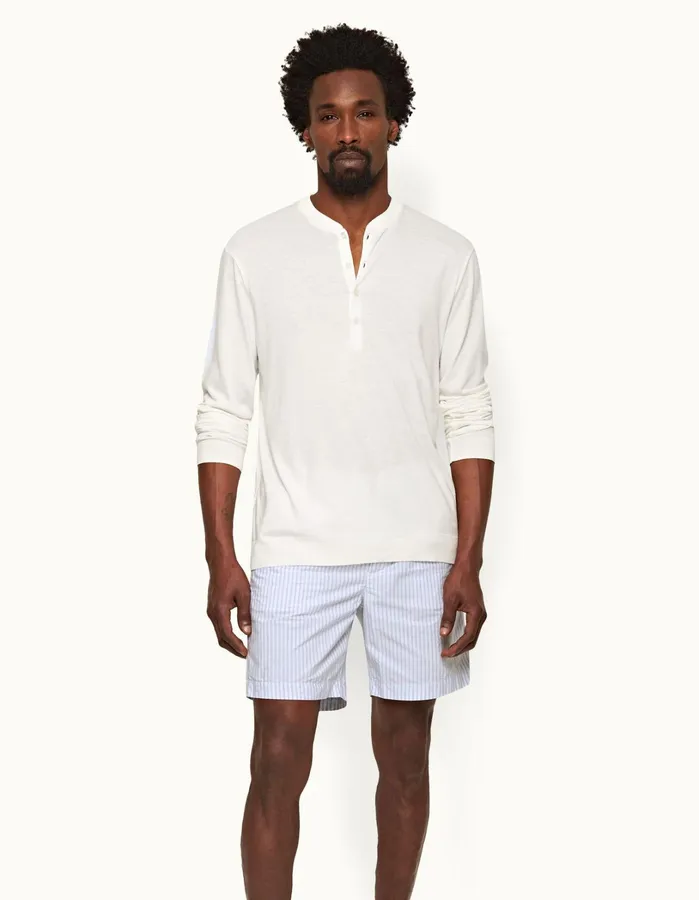 Orlebar Brown Day Shorts Men Hannes Light Island Skywhite