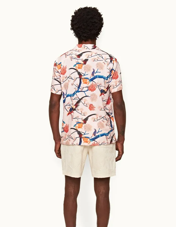 Orlebar Brown Day Shorts Men Louis White Sand