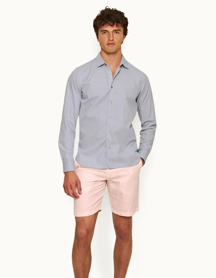 Orlebar Brown Day Shorts Men Norwich Linen Rose