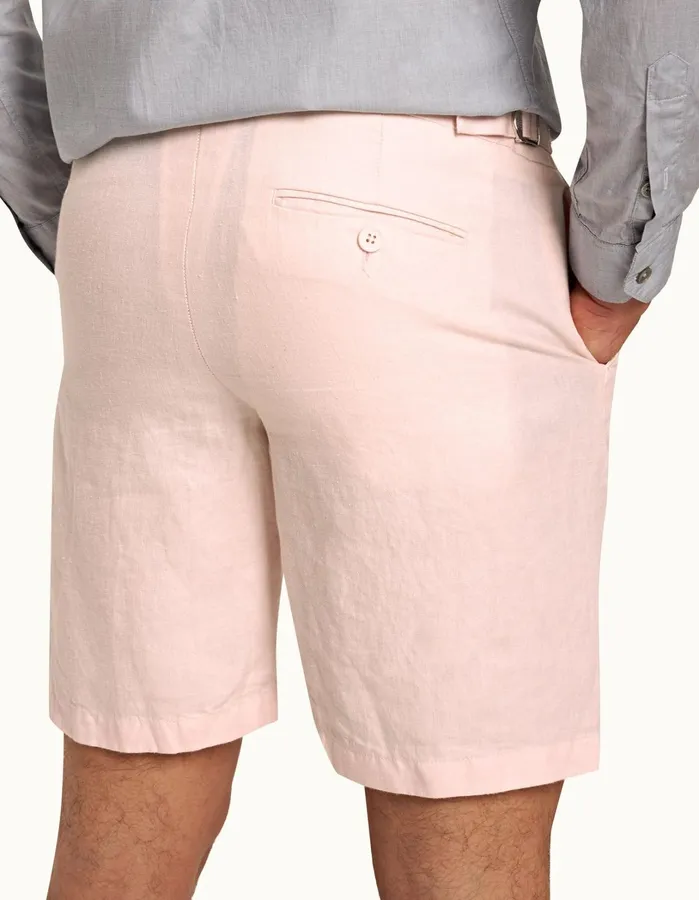 Orlebar Brown Day Shorts Men Norwich Linen Rose