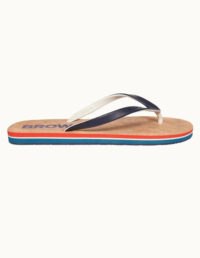 Orlebar Brown Footwear Men Haston Cork Navywhite Sand