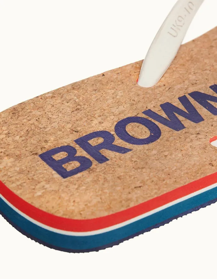 Orlebar Brown Footwear Men Haston Cork Navywhite Sand