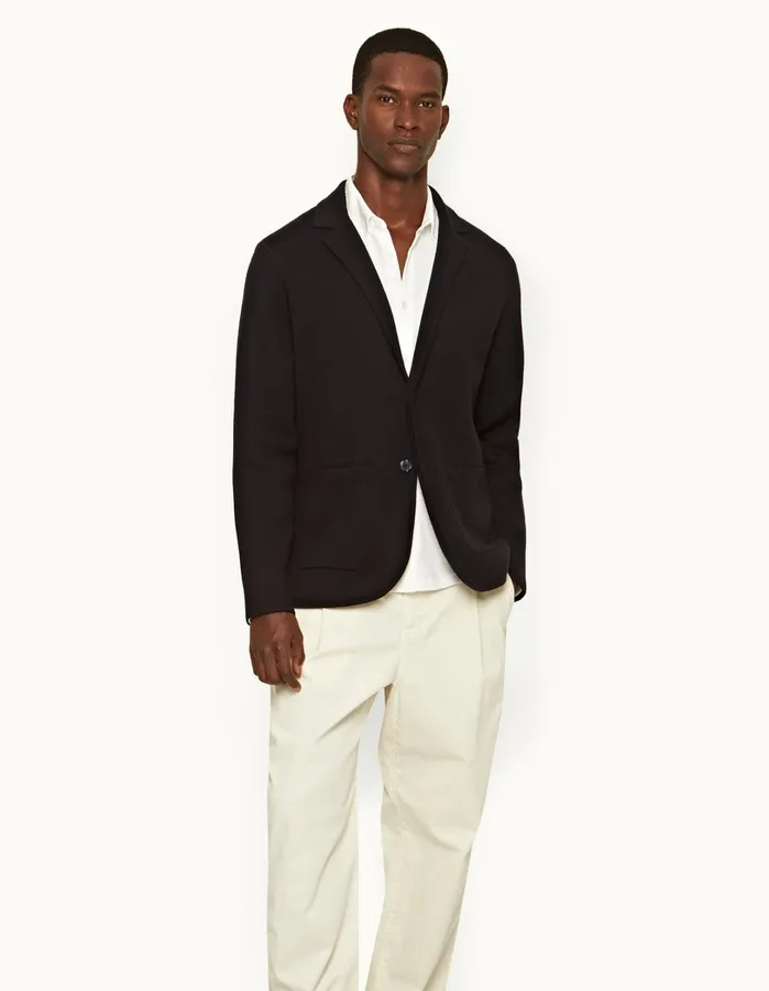 Orlebar Brown Jackets and Outerwear Men Rainer Night Iris