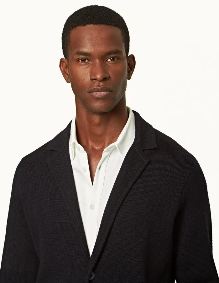 Orlebar Brown Jackets and Outerwear Men Rainer Night Iris
