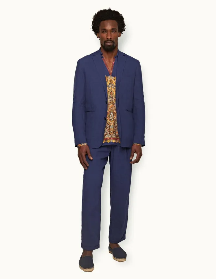 Orlebar Brown Jackets and Outerwear Men Ullock Lagoon Blue