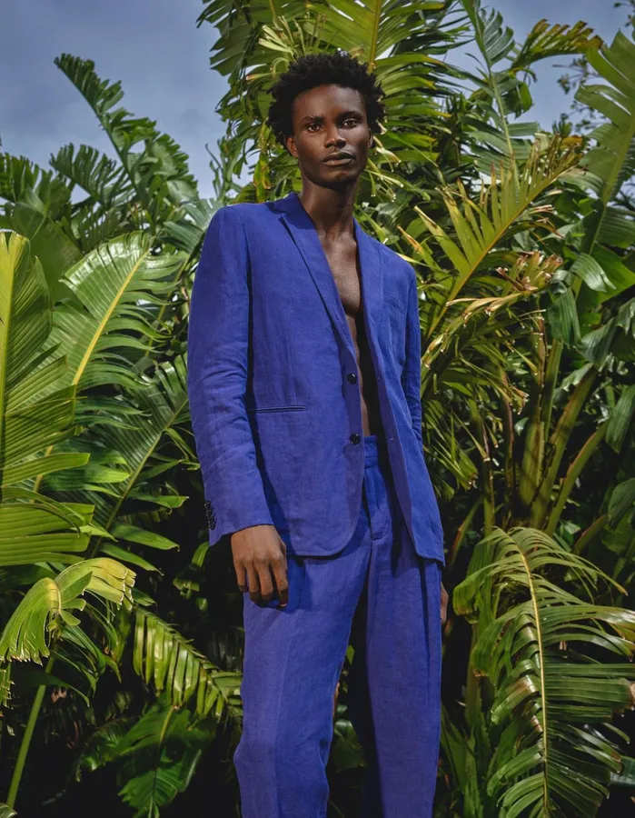 Orlebar Brown Jackets and Outerwear Men Ullock Lagoon Blue