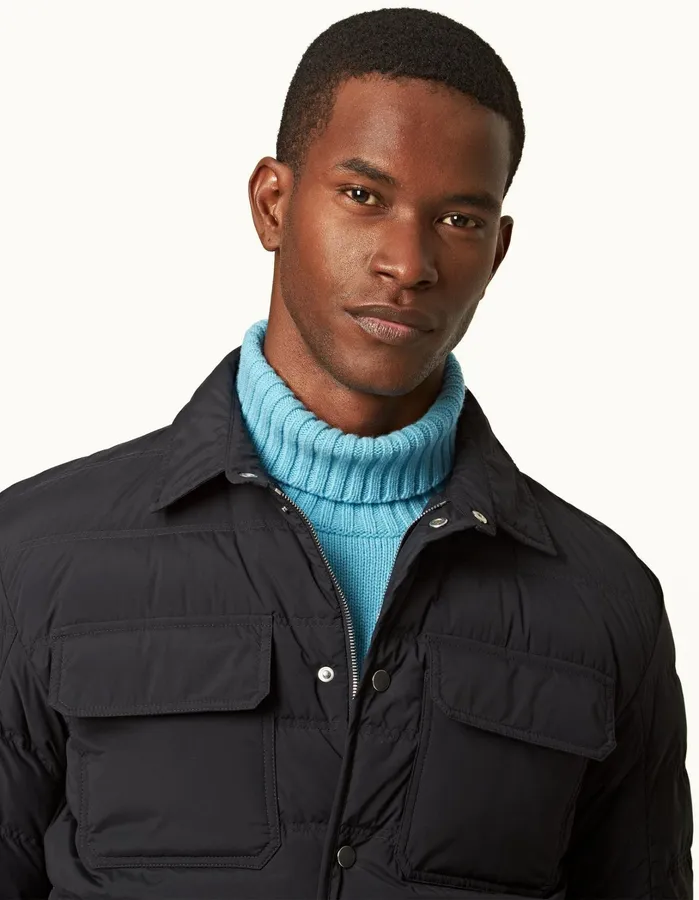 Orlebar Brown Jackets and Outerwear Men Weekes Night Iris