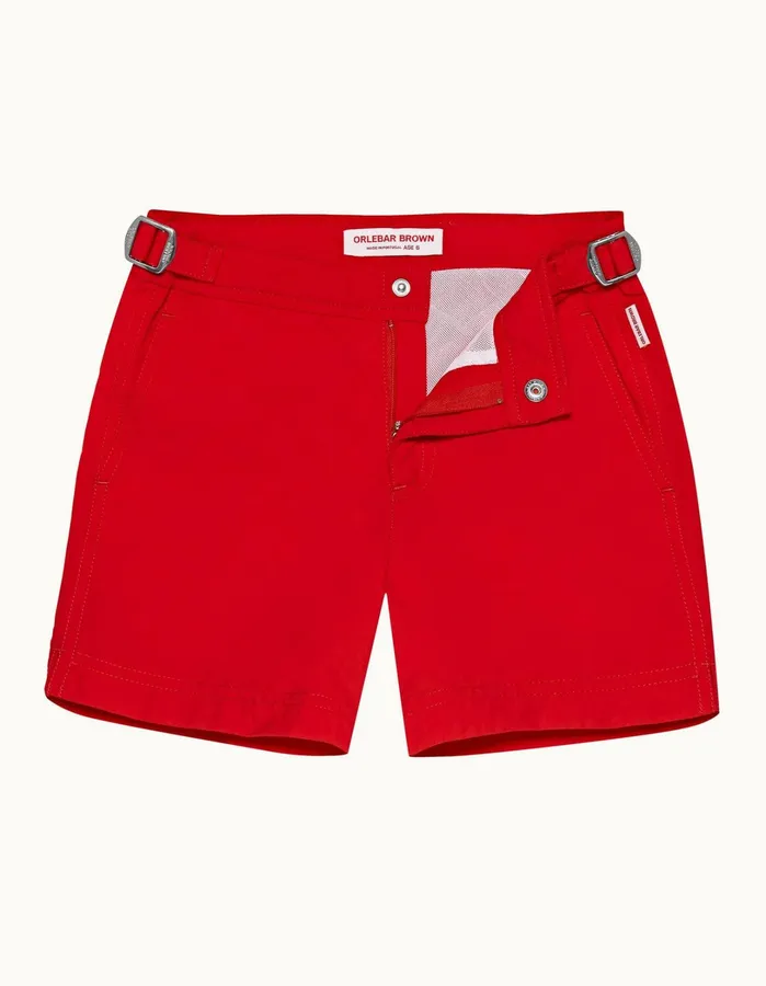 Orlebar Brown Kids Kids Russell Summer Red
