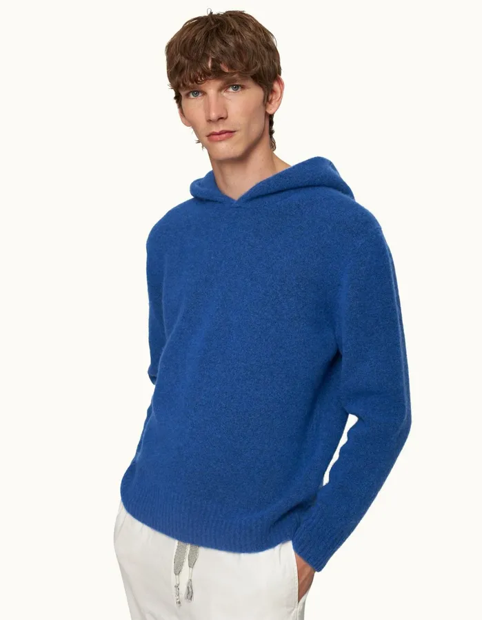 Orlebar Brown Knitwear Men Kirk Alpaca Merino Tidal