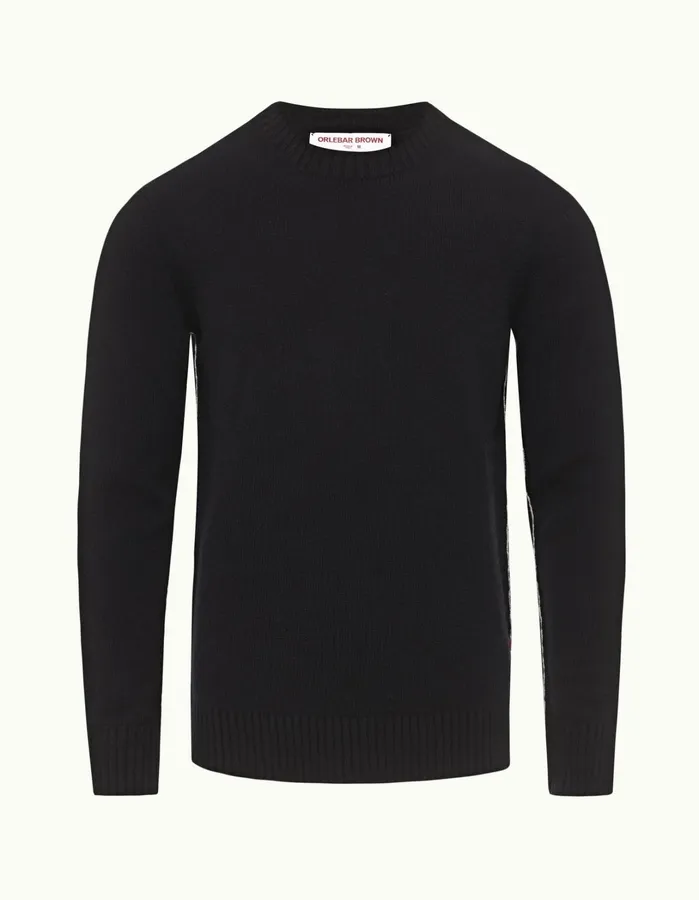 Orlebar Brown Knitwear Men Lorca Cashmere Night Iris