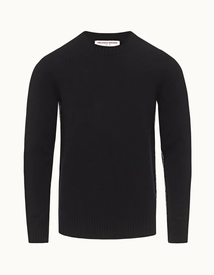 Orlebar Brown Knitwear Men Lorca Cashmere Night Iris