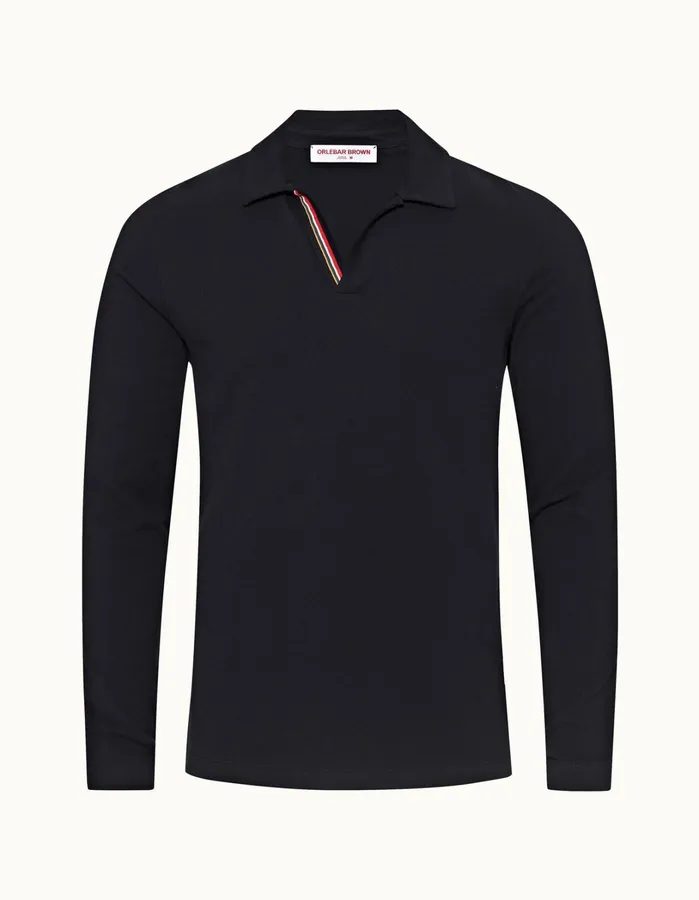 Orlebar Brown Polo Shirts Men Felix Night Iris