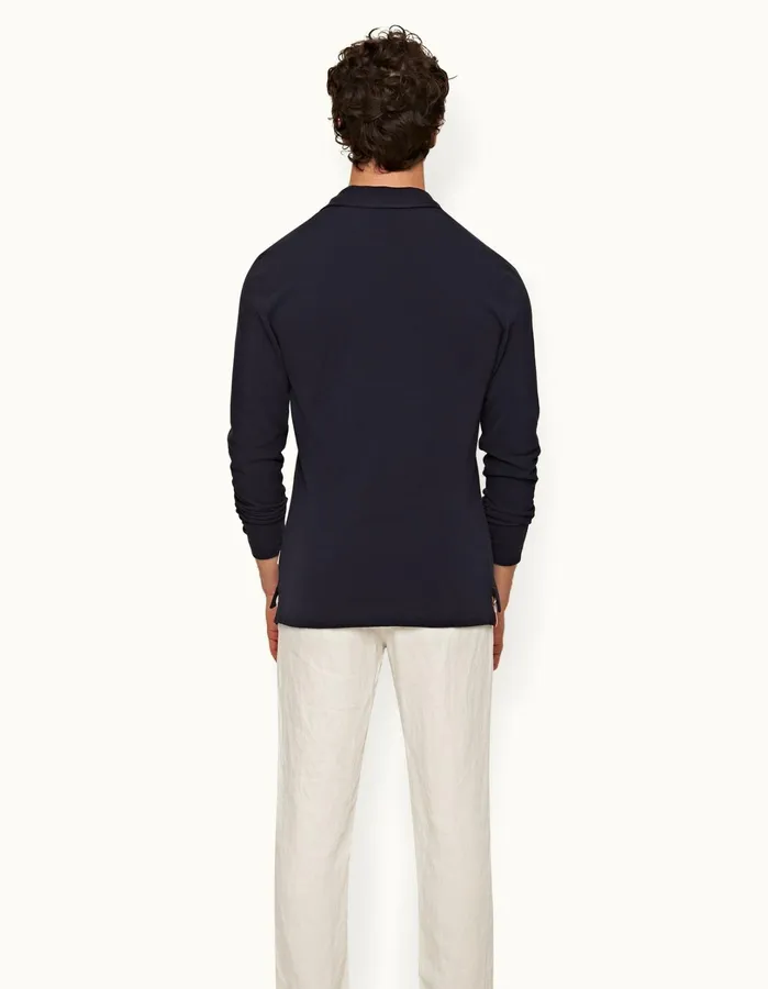 Orlebar Brown Polo Shirts Men Felix Night Iris