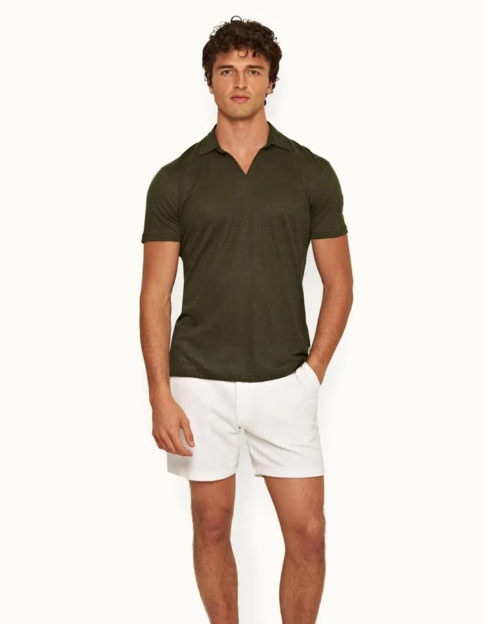 Orlebar Brown Polo Shirts Men Felix Palm
