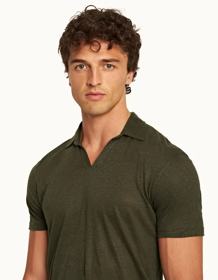 Orlebar Brown Polo Shirts Men Felix Palm