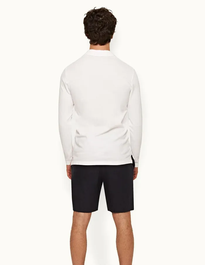 Orlebar Brown Polo Shirts Men Felix White