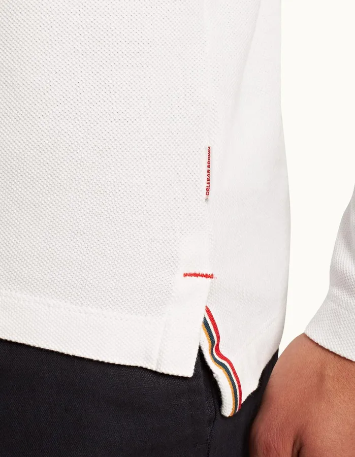 Orlebar Brown Polo Shirts Men Felix White