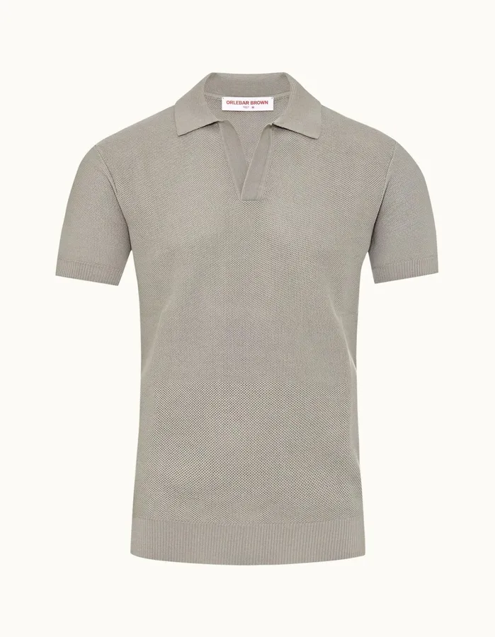 Orlebar Brown Polo Shirts Men Horton Pique Cinder