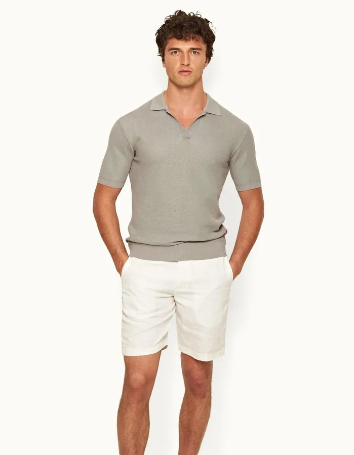 Orlebar Brown Polo Shirts Men Horton Pique Cinder