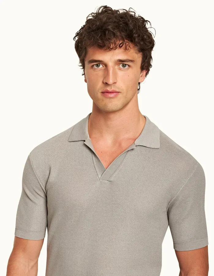 Orlebar Brown Polo Shirts Men Horton Pique Cinder
