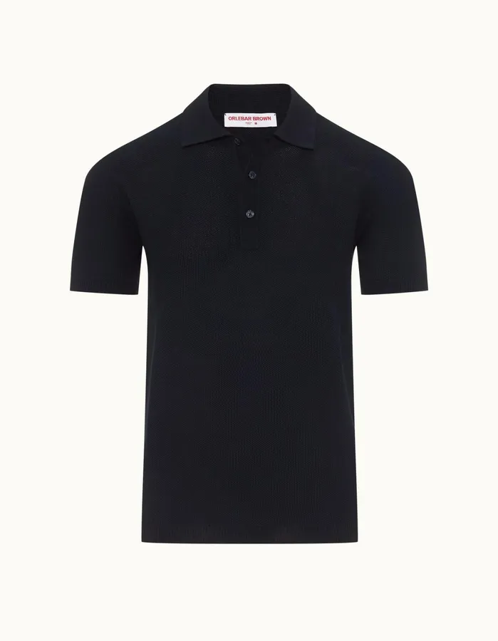 Orlebar Brown Polo Shirts Men Maranon Night Iris