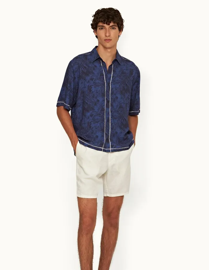 Orlebar Brown Shirts Men Fielder Midnight Navy