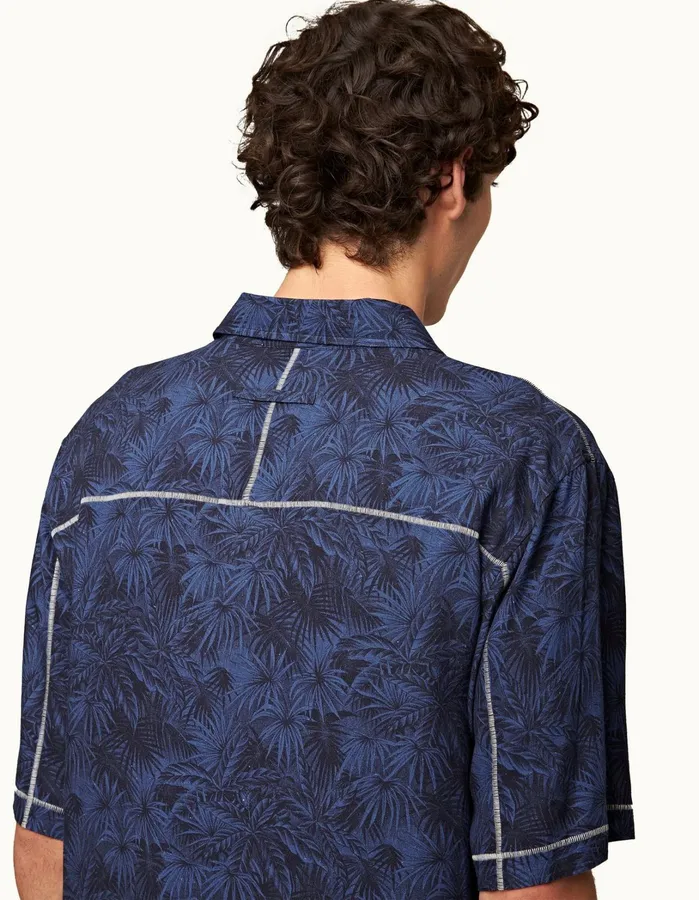 Orlebar Brown Shirts Men Fielder Midnight Navy