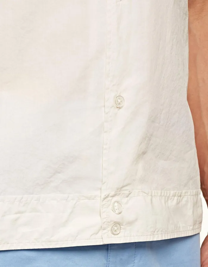 Orlebar Brown Shirts Men Golden Gun Shirt Ivory