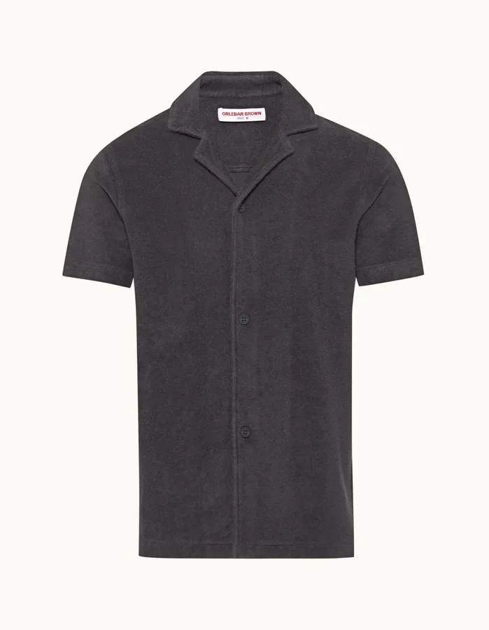 Orlebar Brown Shirts Men Howell Piranha Grey
