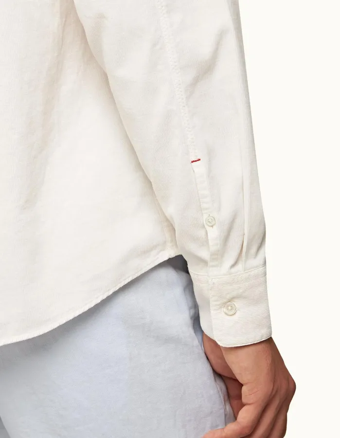 Orlebar Brown Shirts Men Shanklin Corduroy Sea Mist