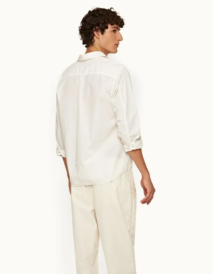 Orlebar Brown Shirts Men Shanklin White Sand