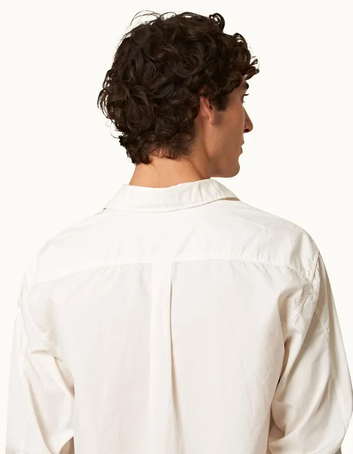 Orlebar Brown Shirts Men Shanklin White Sand