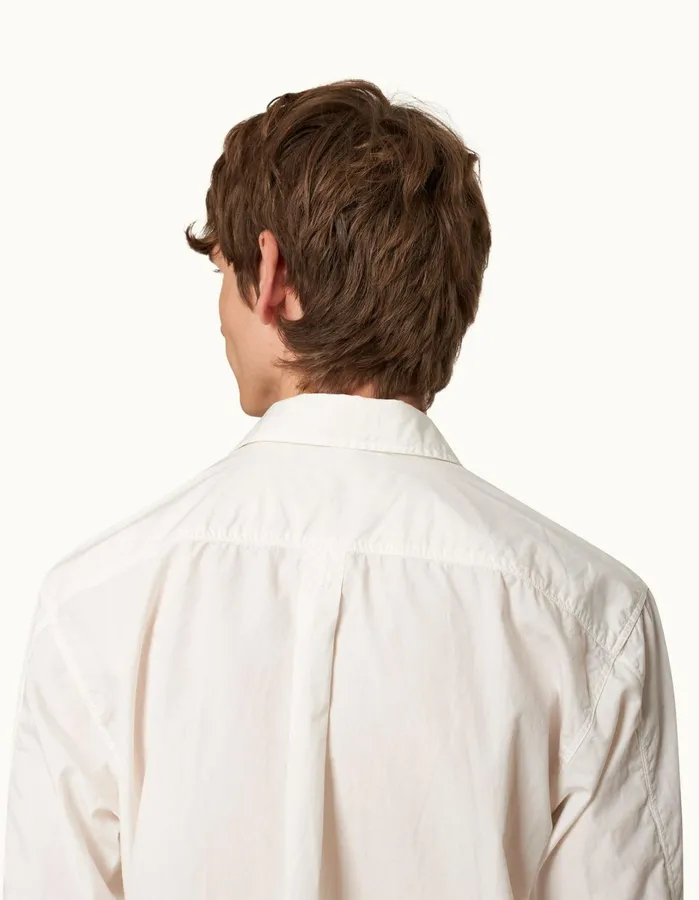 Orlebar Brown Shirts Men Shanklin White Sand