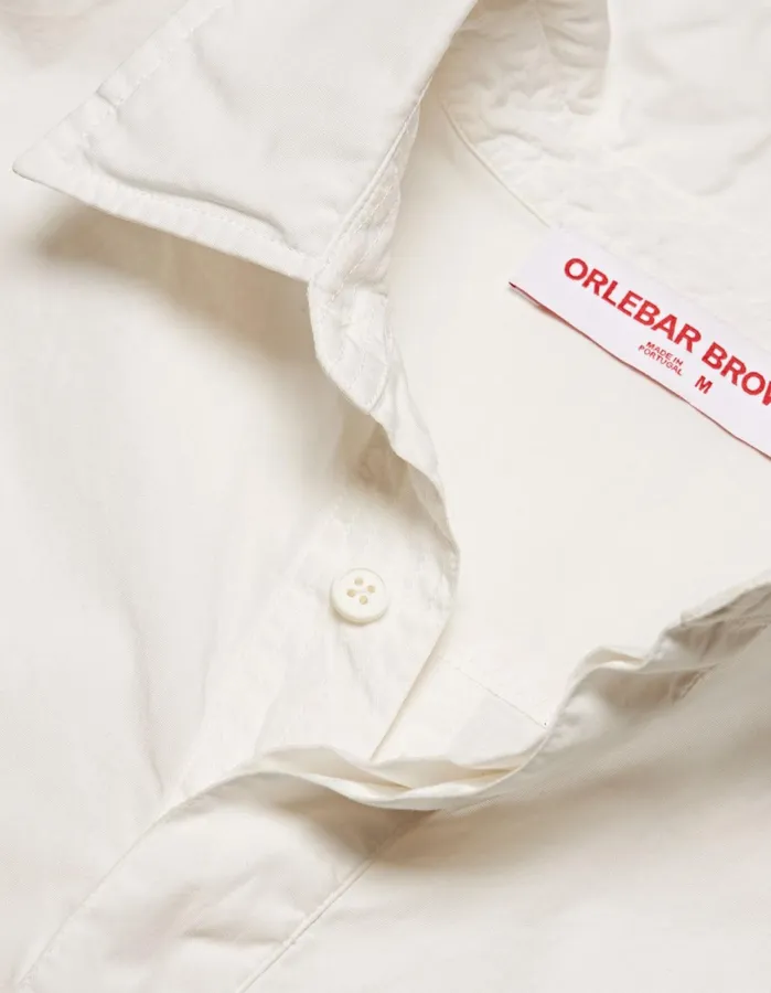 Orlebar Brown Shirts Men Shanklin White Sand