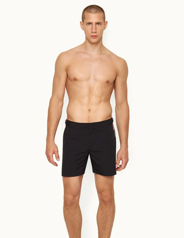Orlebar Brown Swim Shorts Men Bulldog Black