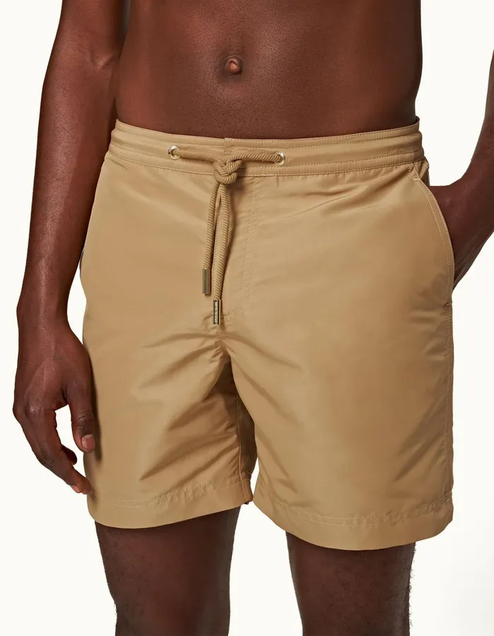 Orlebar Brown Swim Shorts Men Bulldog Drawcord Biscuit