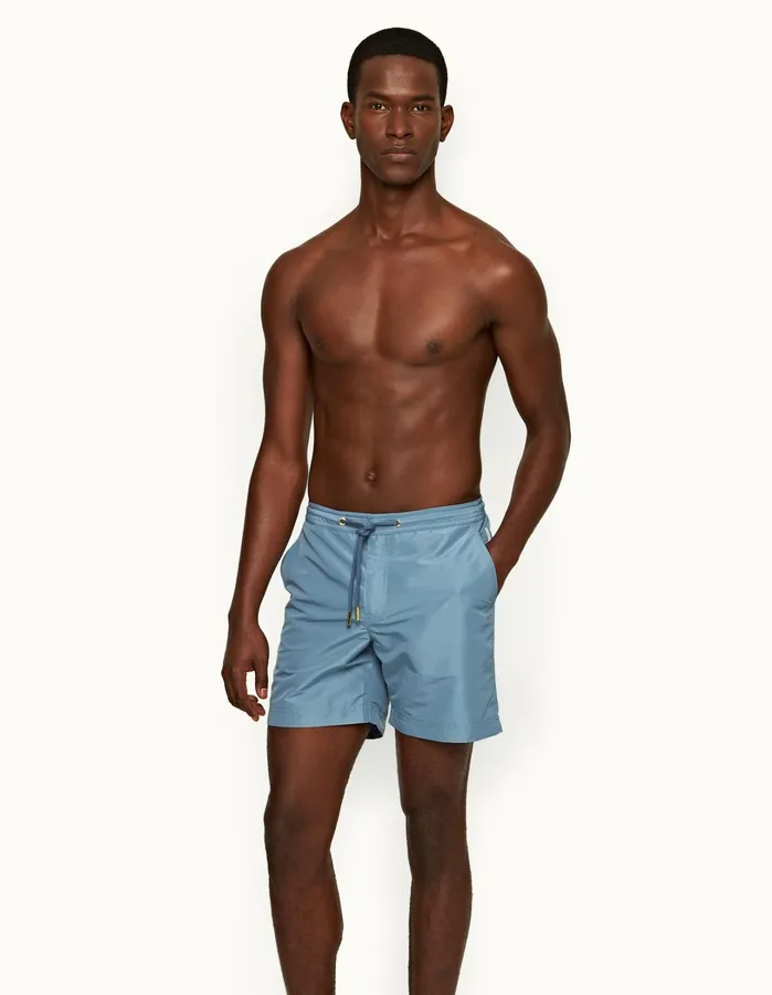 Orlebar Brown Swim Shorts Men Bulldog Drawcord Wish Blue