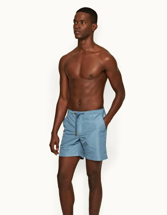 Orlebar Brown Swim Shorts Men Bulldog Drawcord Wish Blue