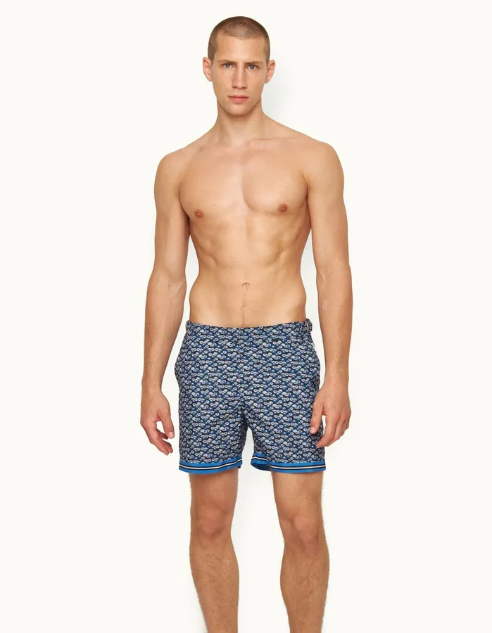 Orlebar Brown Swim Shorts Men Bulldog Night Irispowdered Sky