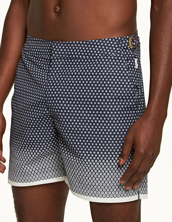 Orlebar Brown Swim Shorts Men Bulldog Night Iriswhite